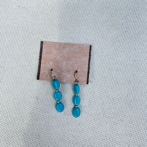 Elegant Turquoise Dangle Earrings